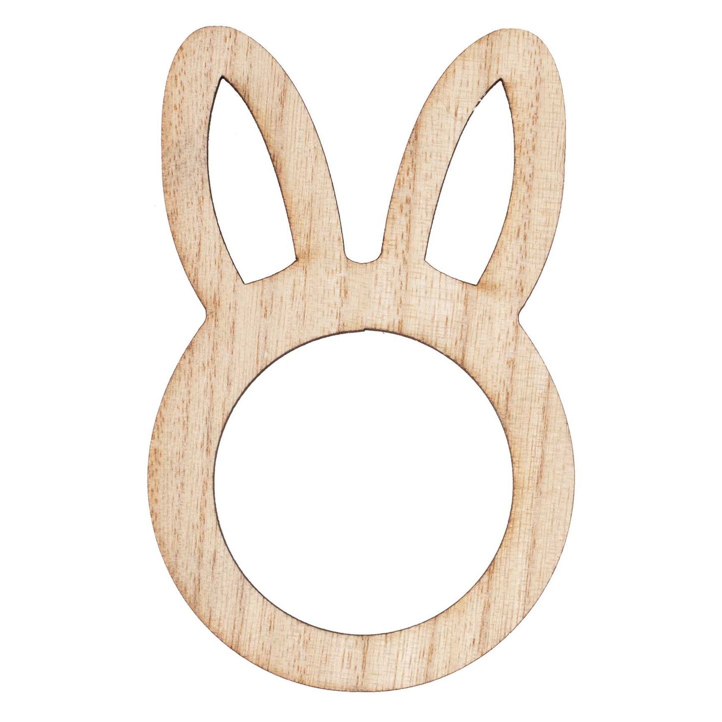 Wooden Bunny Easter Napkin Rings