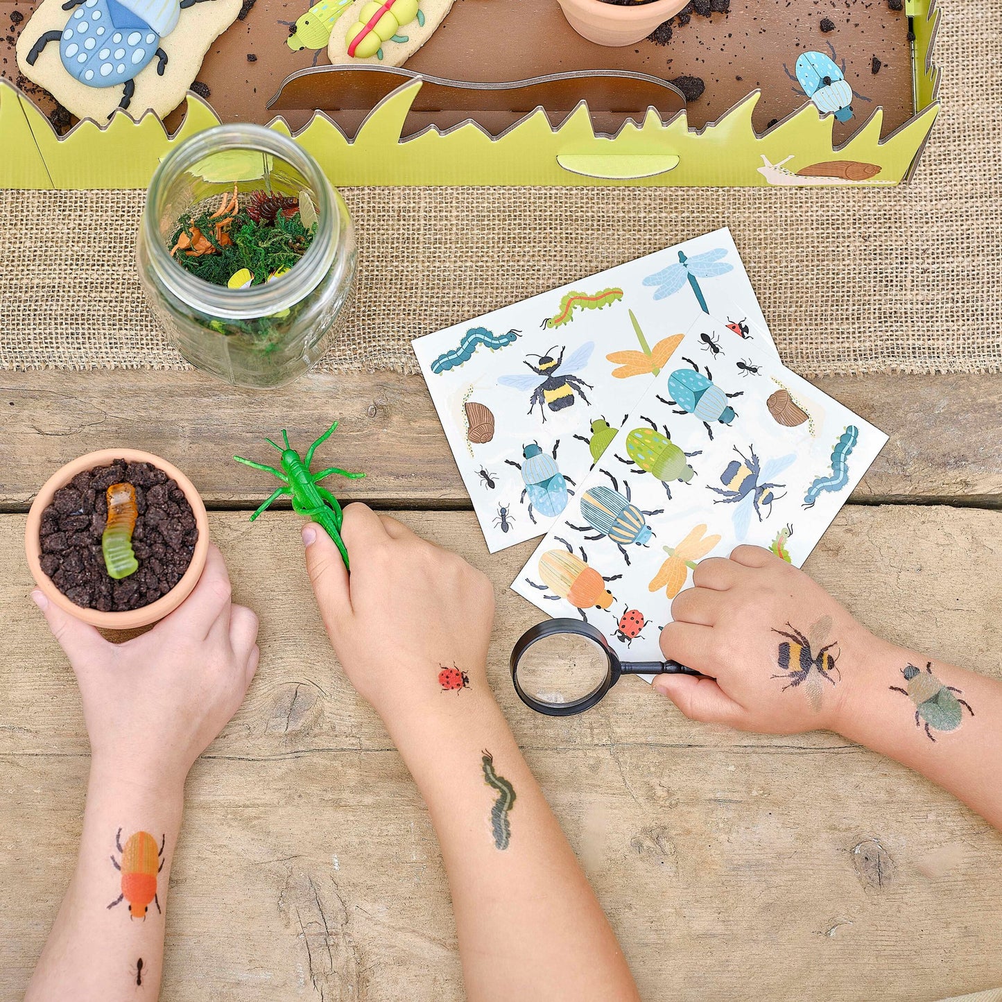 Mixed Bug Temporary Tattoos