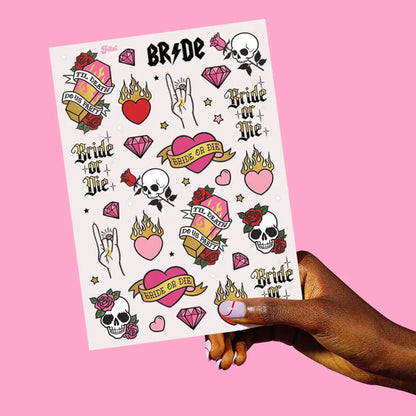 Bachelorette Party Temporary Tattoos