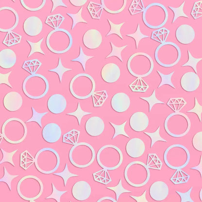 Iridescent Confetti Bachelorette