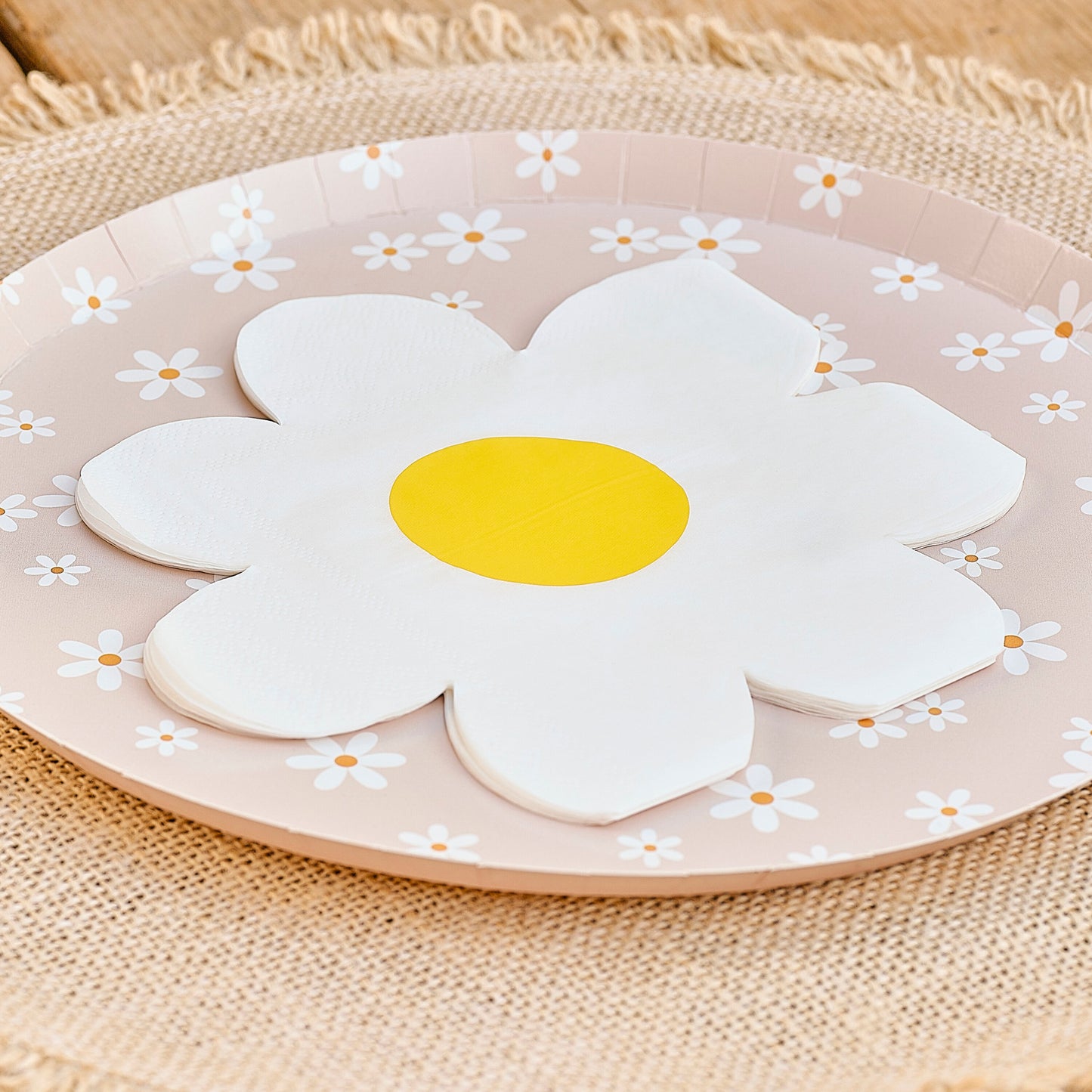 Daisy Floral Paper Napkins