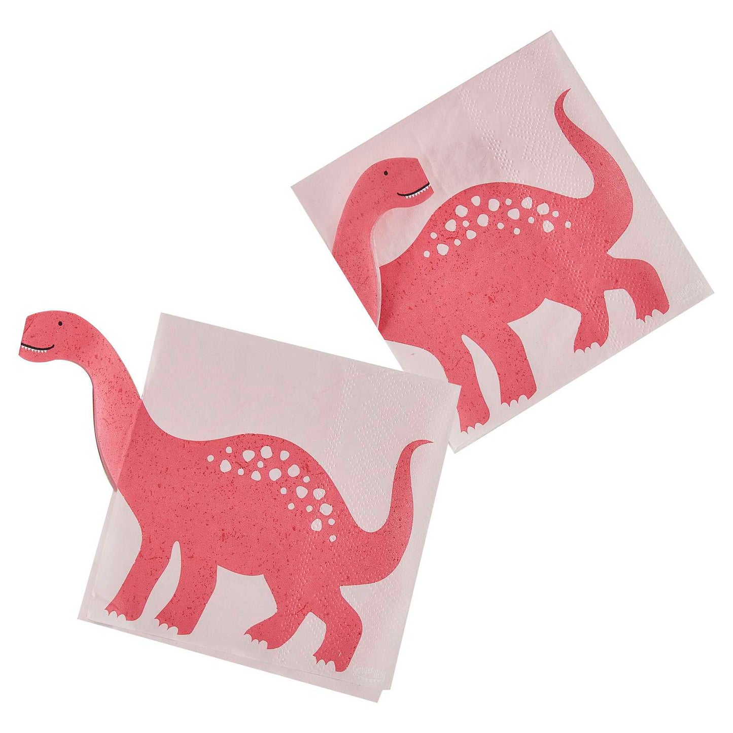 Pink Pop Out Dinosaur Paper Napkin