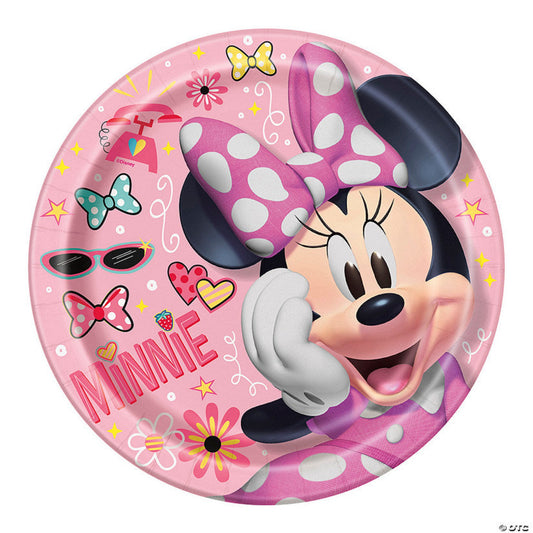 Minnie Mouse Party Paper Dinner Plates