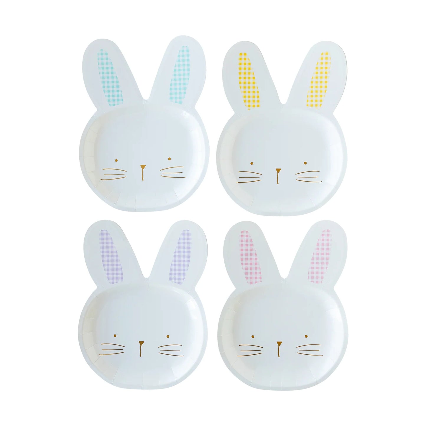 Bunny Shaped Plate Set