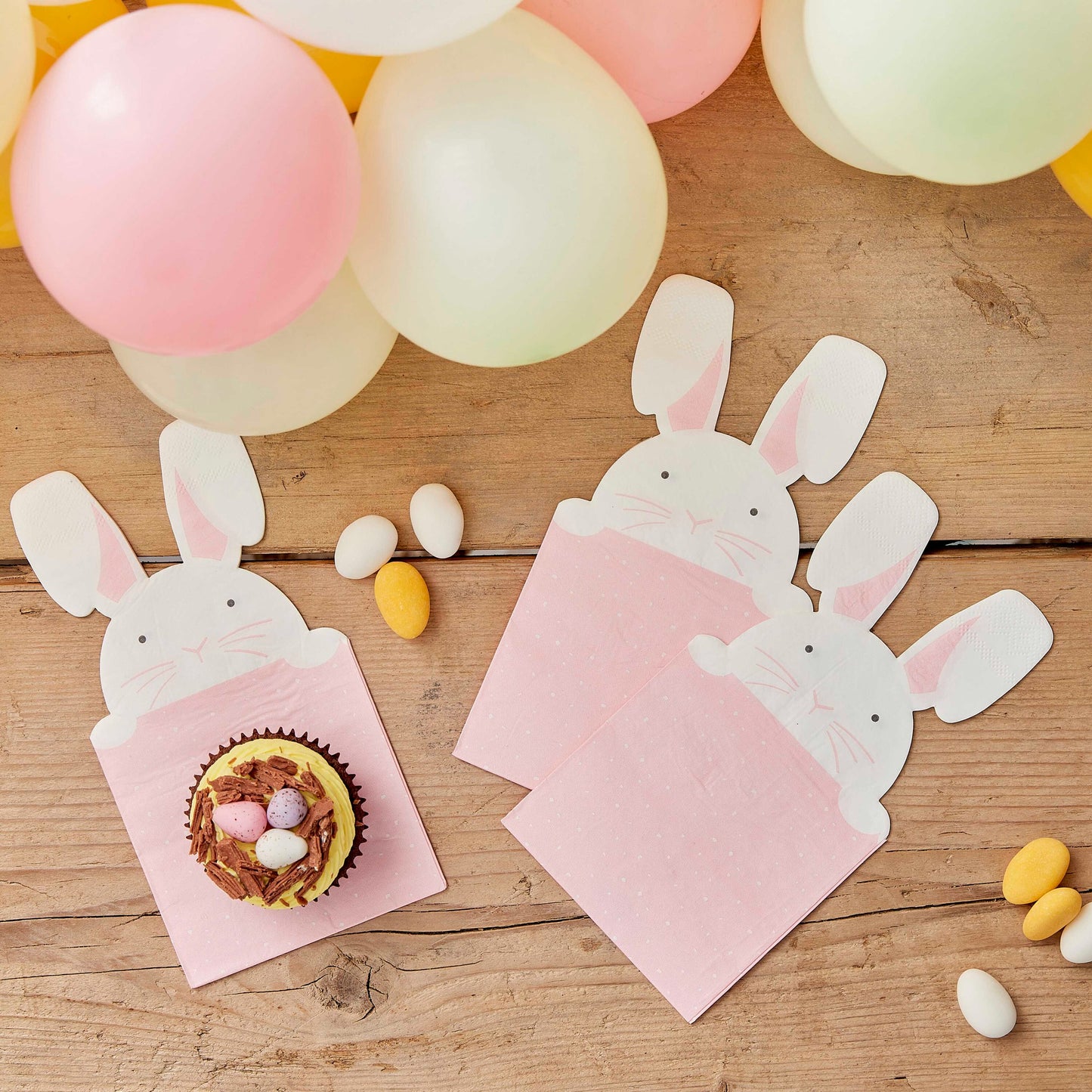 Peeking Bunny Easter Napkins