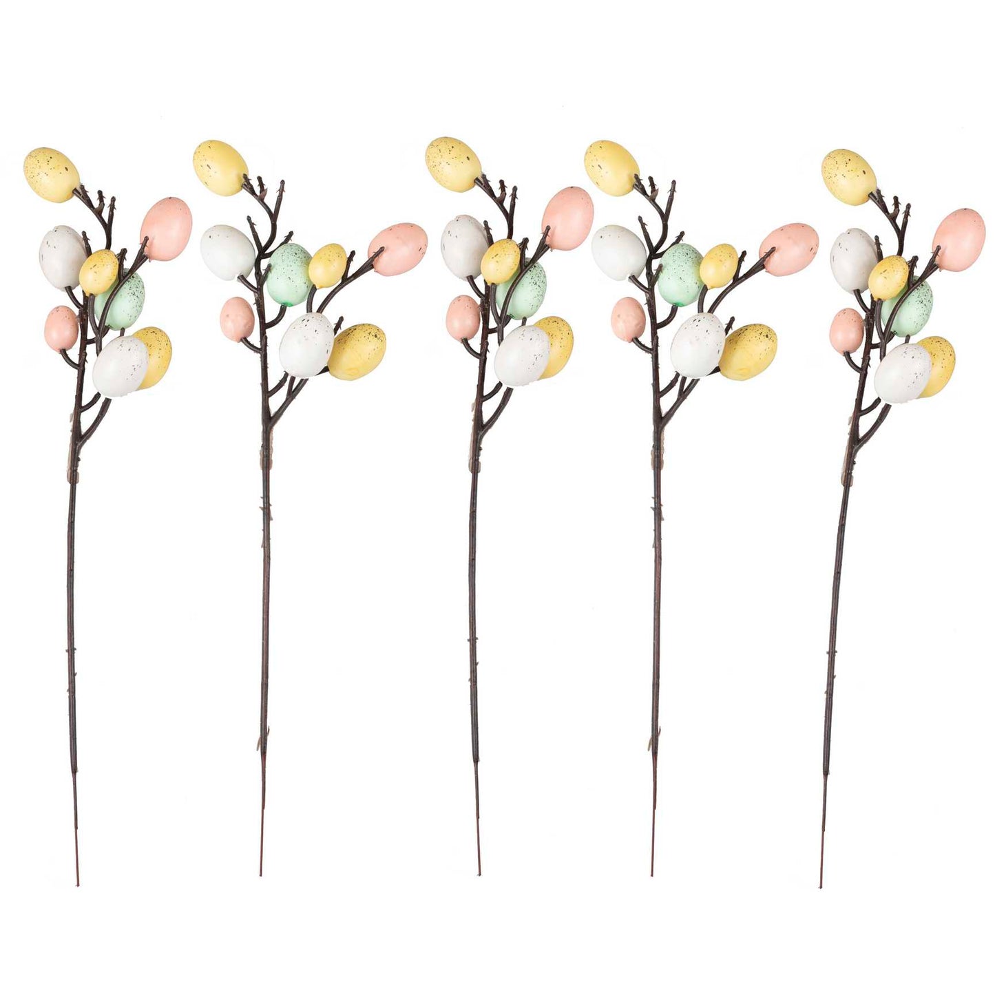 Pastel Easter Egg Stems Decoration