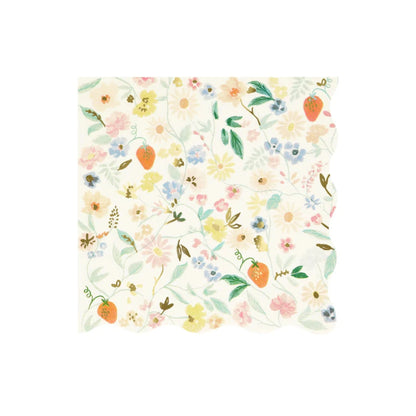 Elegant Floral Small Napkins