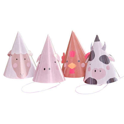 Farm Animal Party Hats