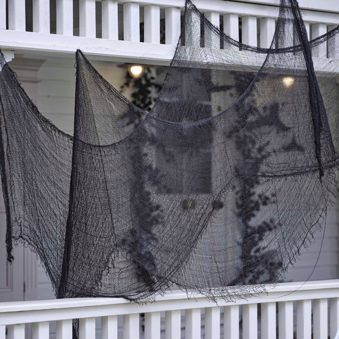 Black Fabric Halloween Backdrop