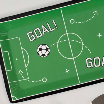 Football Pitch Paper Plates