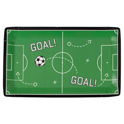 Football Pitch Paper Plates