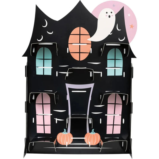 Pastel Hauntings House Shaped Diecut Cupcake Stand