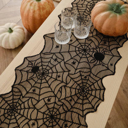 Table Runner Spider Web