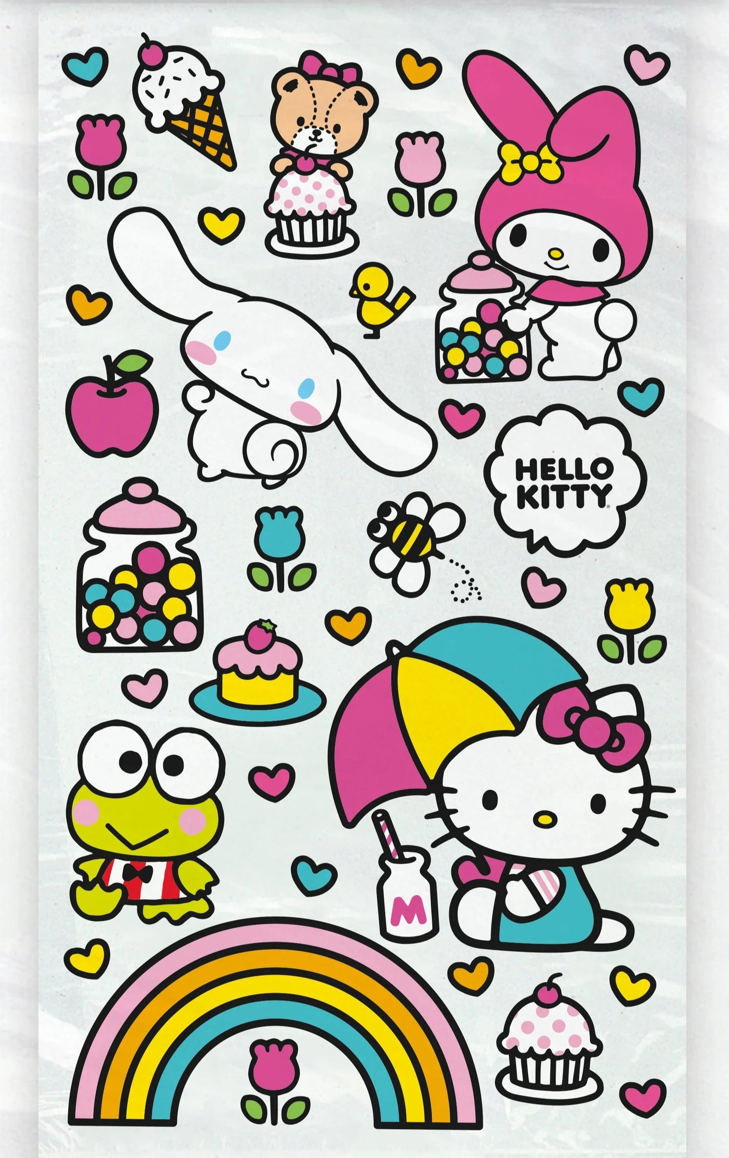 Hello Kitty and Friends Cellophane Bags 5 x 9"