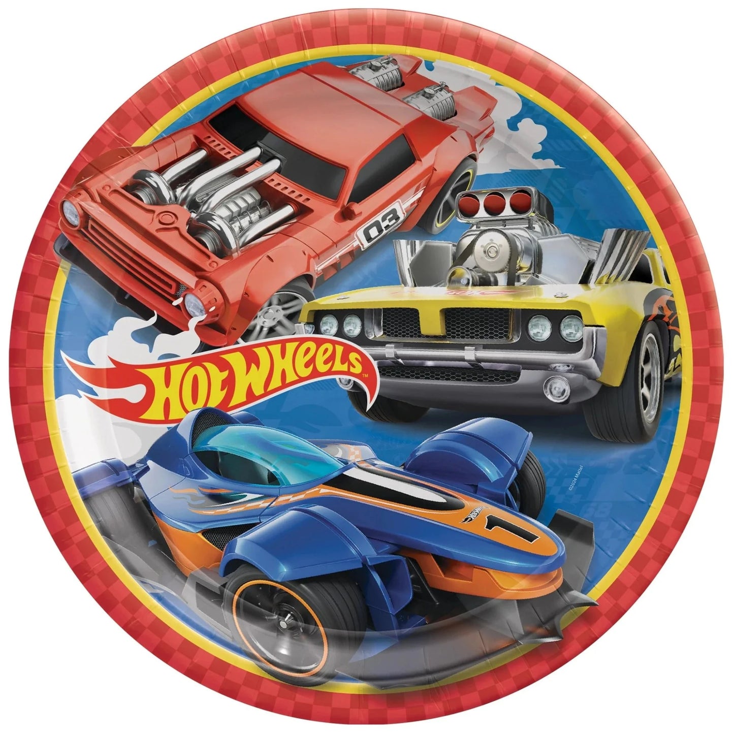 Hot Wheels Paper Plates