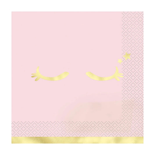 Dainty Unicorn Luncheon Napkins 16ct - Foil Stamping