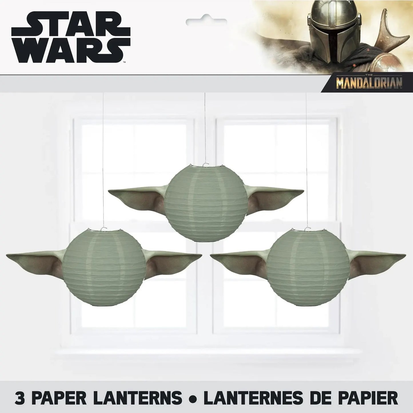 Mandalorian The Child Paper Lanterns 3ct