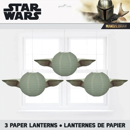 Mandalorian The Child Paper Lanterns 3ct