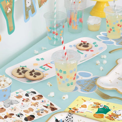 Pawty Animals "Let's Pawty" Plastic Serving Tray