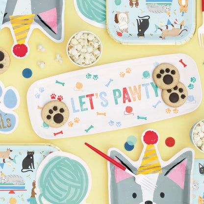Pawty Animals Paw-Shaped Luncheon Napkins