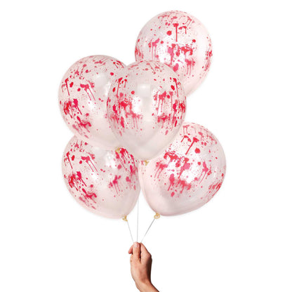 Blood Print Halloween Party Balloons