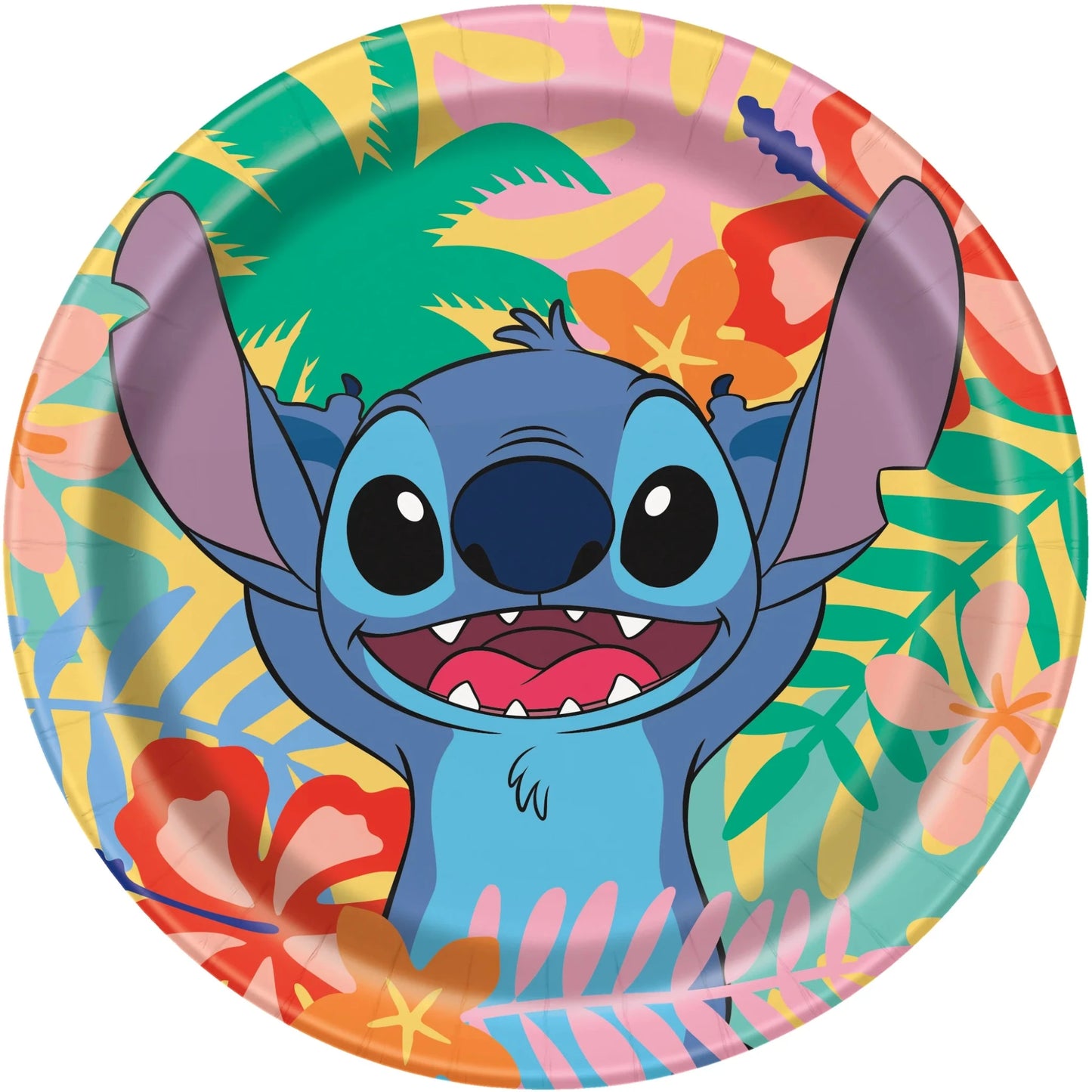 Disney Stitch Round 7 Dessert Plates 8 ct