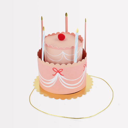 Fancy Cake Party Hats (x 8)