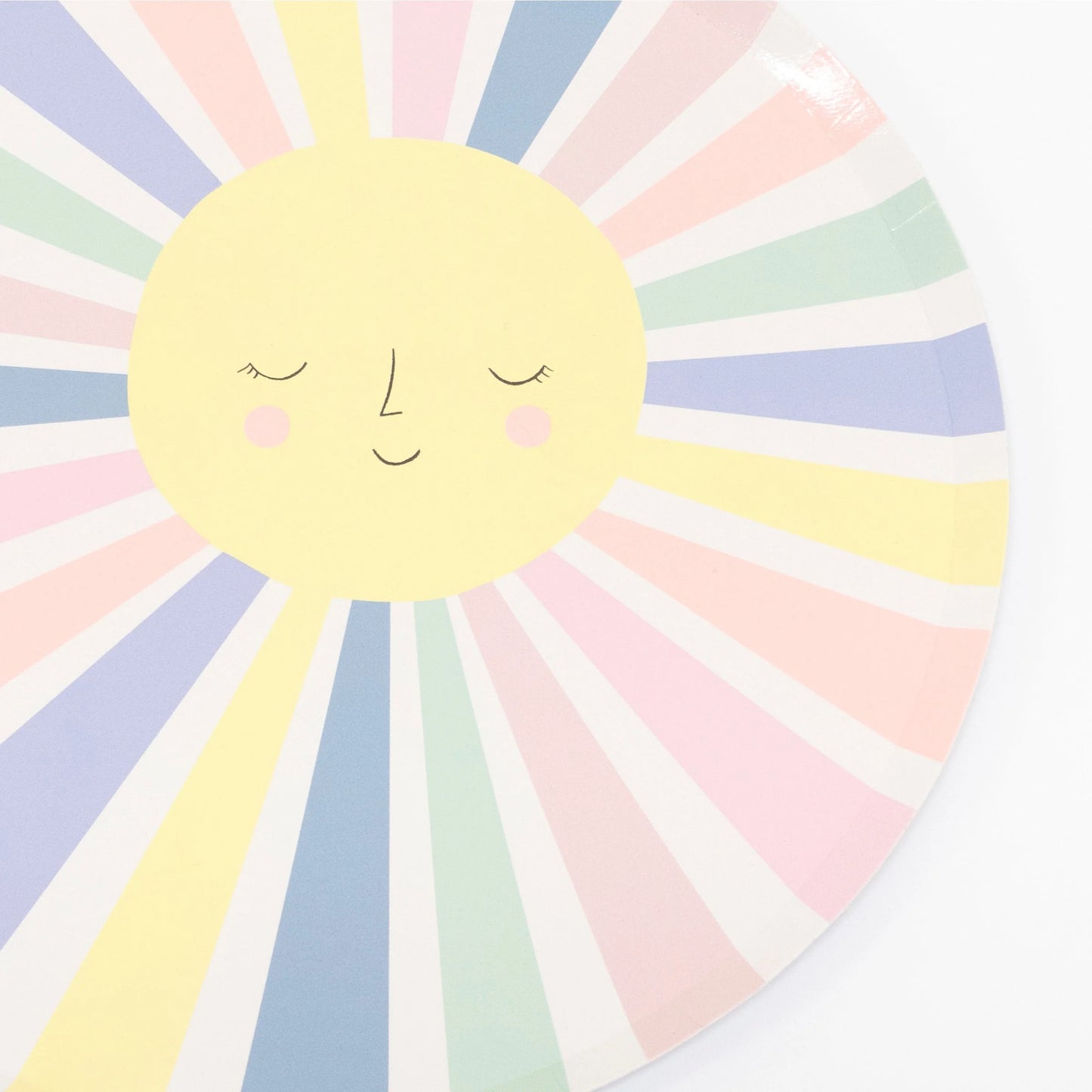 Rainbow Sun Dinner Plates