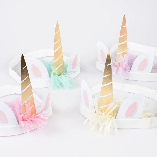 Meadow Unicorns Horn Headbands (x 8)