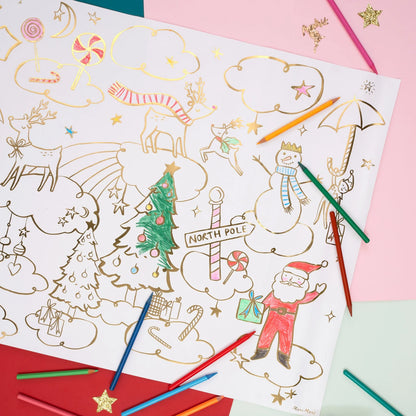 Christmas Coloring Posters