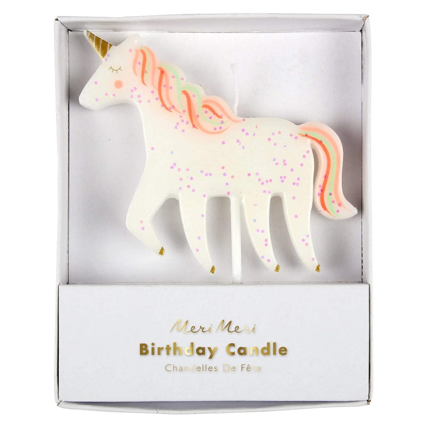 Unicorn Glitter Candle