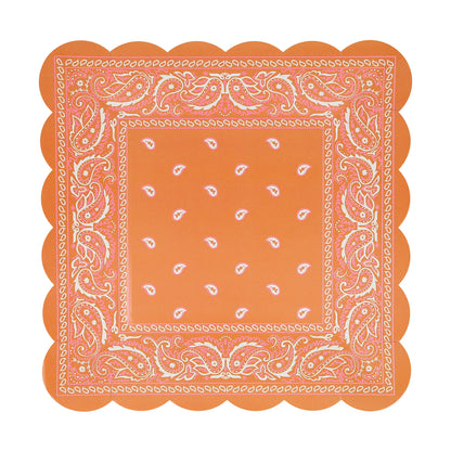 Western Bandana Square Plates (x 8)