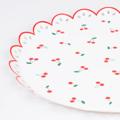 Cherry Pattern Dinner Plates