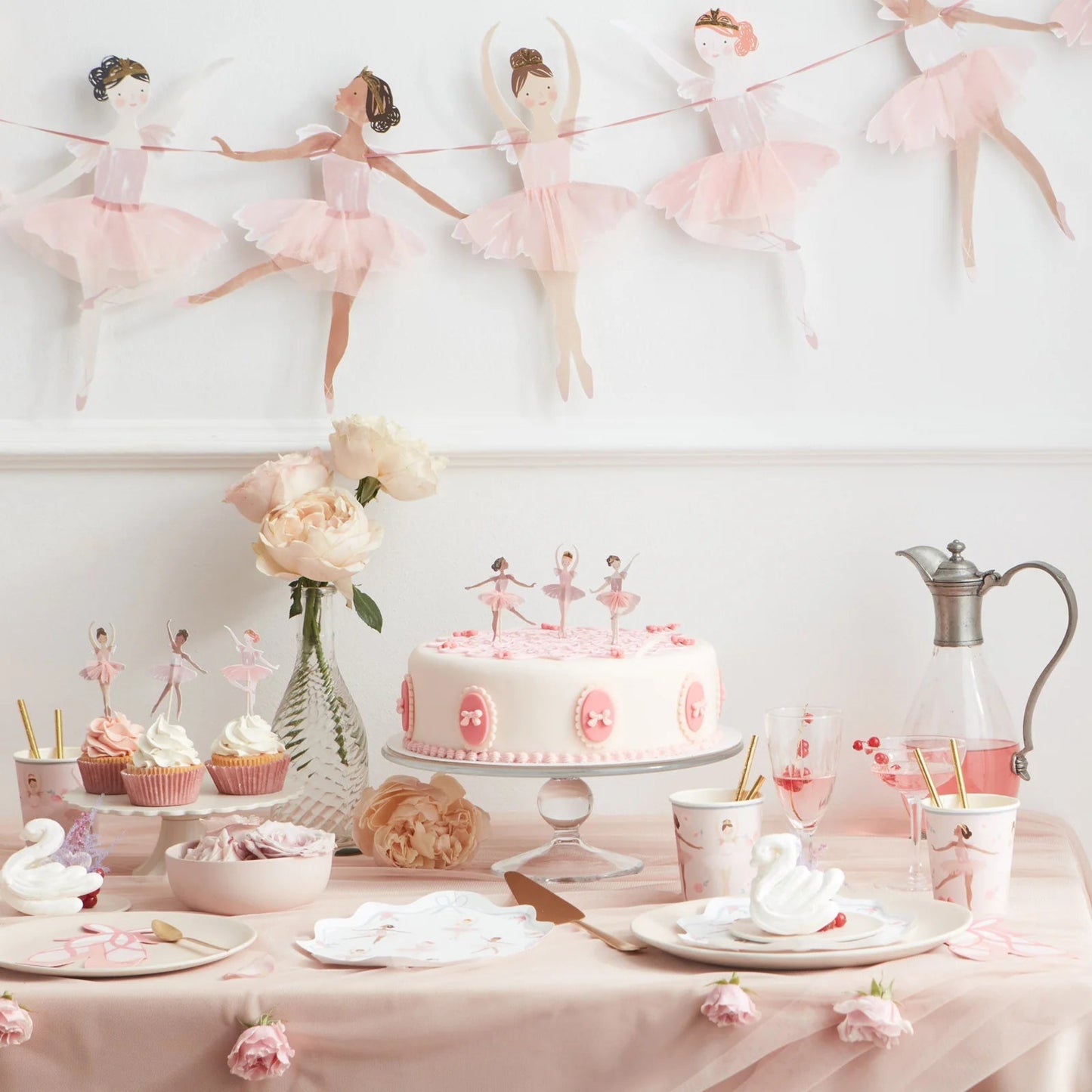 Ballerina Cupcake Kit (x 24 toppers)