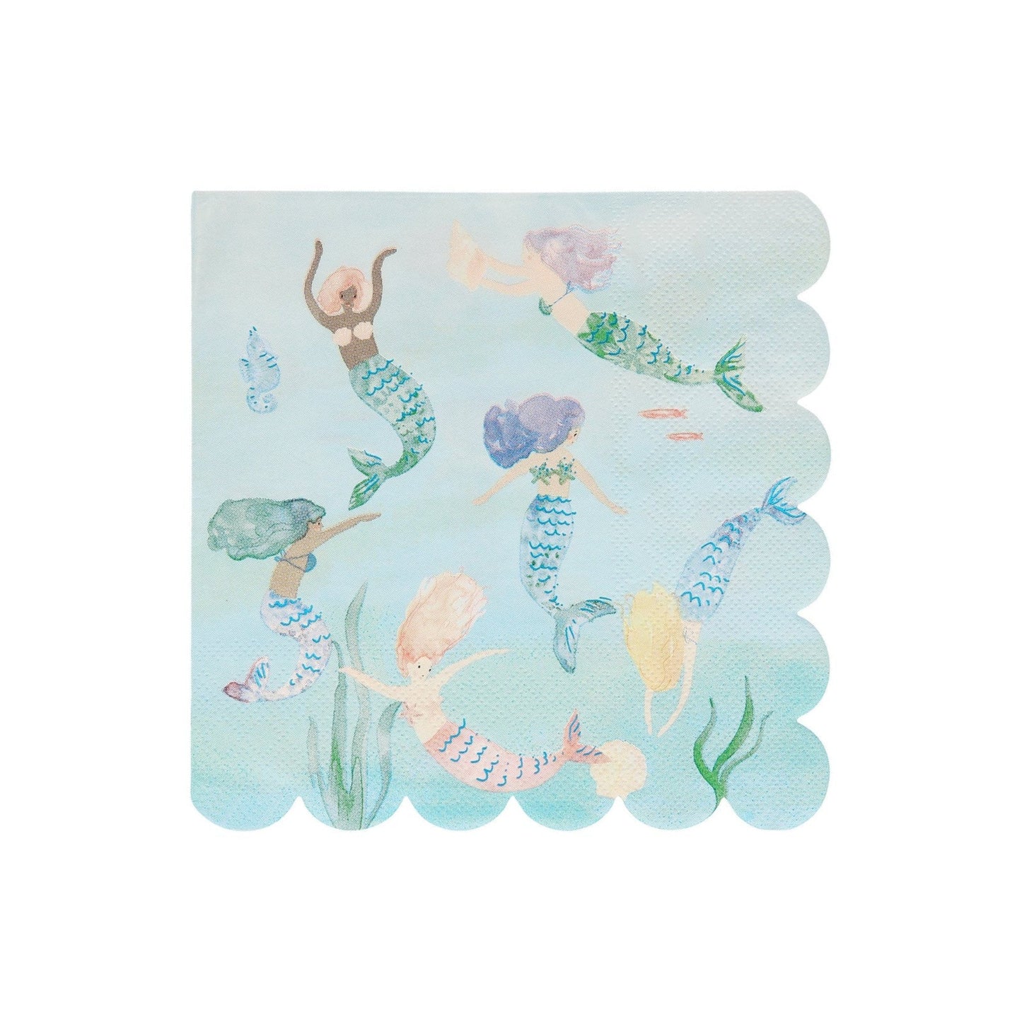 Mermaids Swimming  Napkins