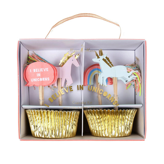 Kit de cupcakes Creo en unicornios