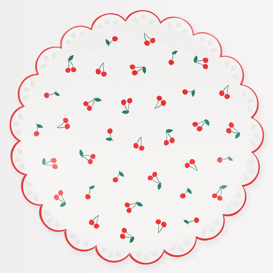 Cherry Pattern Dinner Plates