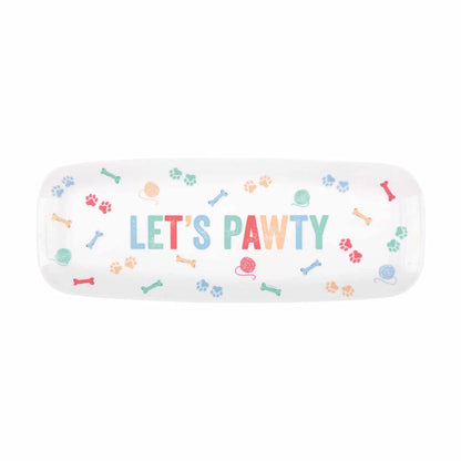 Pawty Animals "Let's Pawty" Plastic Serving Tray