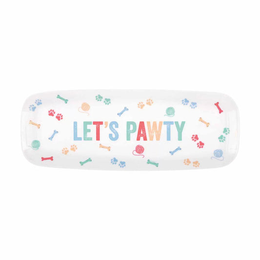 Pawty Animals "Let's Pawty" Plastic Serving Tray
