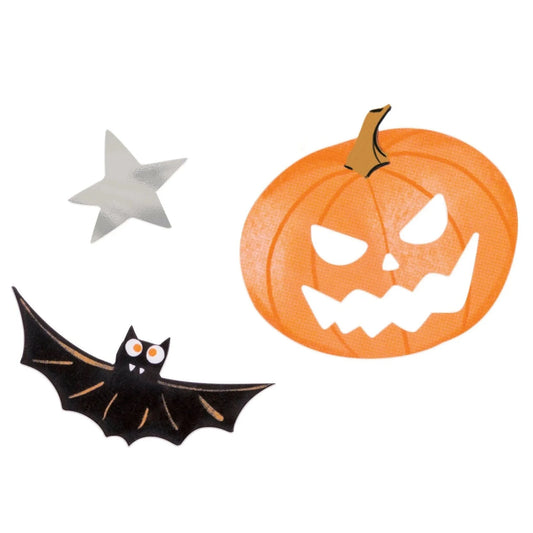 Bats & Boos Halloween Jumbo Foil Confetti 2 oz