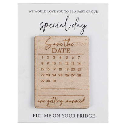 Wooden Save the Date Magnets