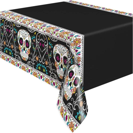 Day of The Dead Plastic Table Cover