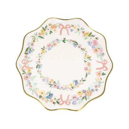Elegant Floral Side Plates