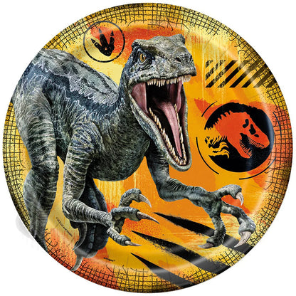 Jurassic World Dinner Plates