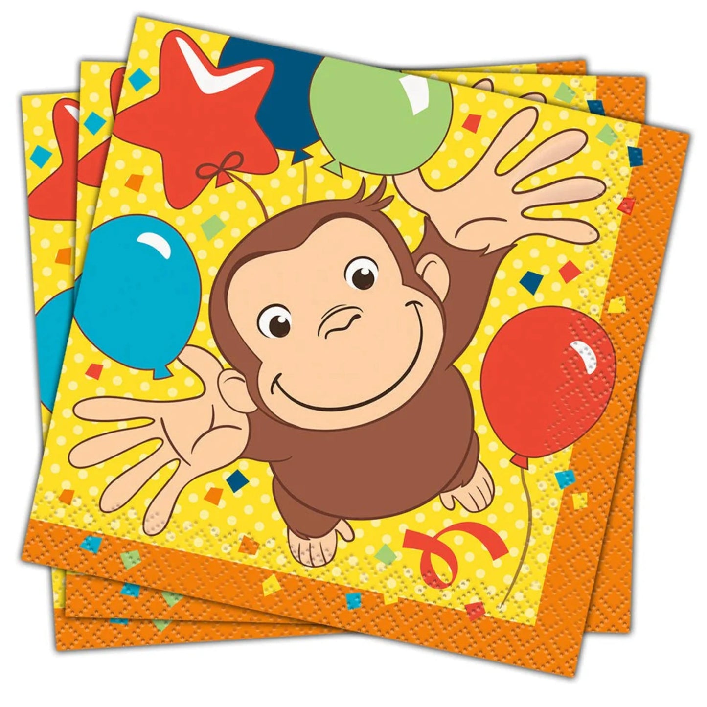 Curious George Beverage Napkins