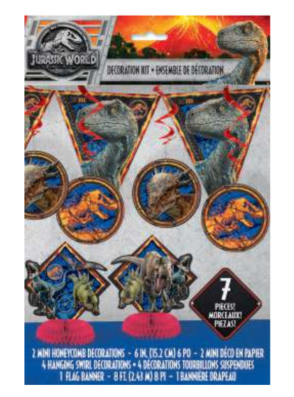 Jurassic World 2 - Decoration Kit