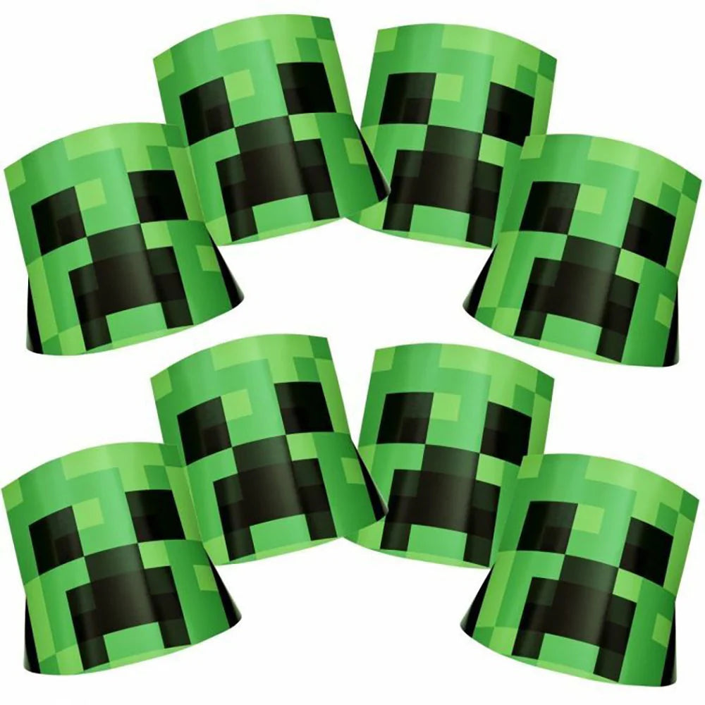 MINECRAFT PARTY HATS