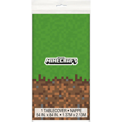 MINECRAFT PLASTIC TABLE COVER